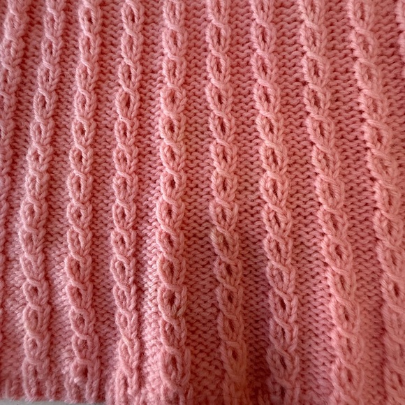 Pink Knit Sleeveless Sweater Vest Size small - Picture 4 of 4